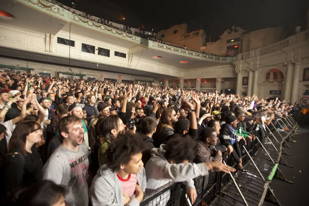 MF DOOM performing at Brixton Academy, London